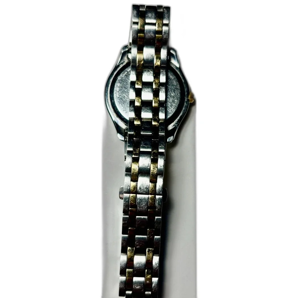 Citizen Eco-Drive Women's Two-Tone Crystal Watch Functional (Scratched Crystal)